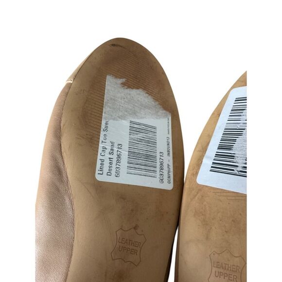 Ann Taylor Cap Toe Leather Ballet Flats - Picture 6 of 6